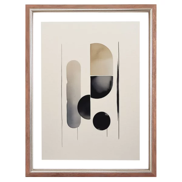 Holz-Bilderrahmen Cecilia 50x70 cm | Orange | Kunstglas (1 mm)