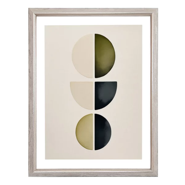 Holz-Bilderrahmen Cecilia 50x70 cm | Weiß | Kunstglas (1 mm)