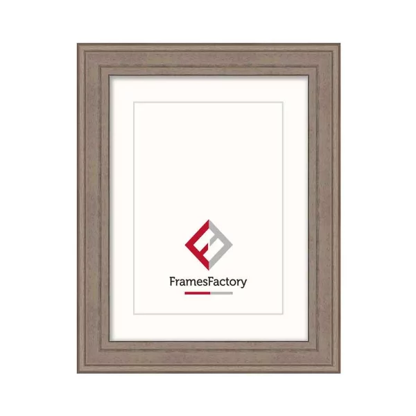 Cadre en bois Eva 70x80 cm | cappuccino | verre synthétique (1 mm)
