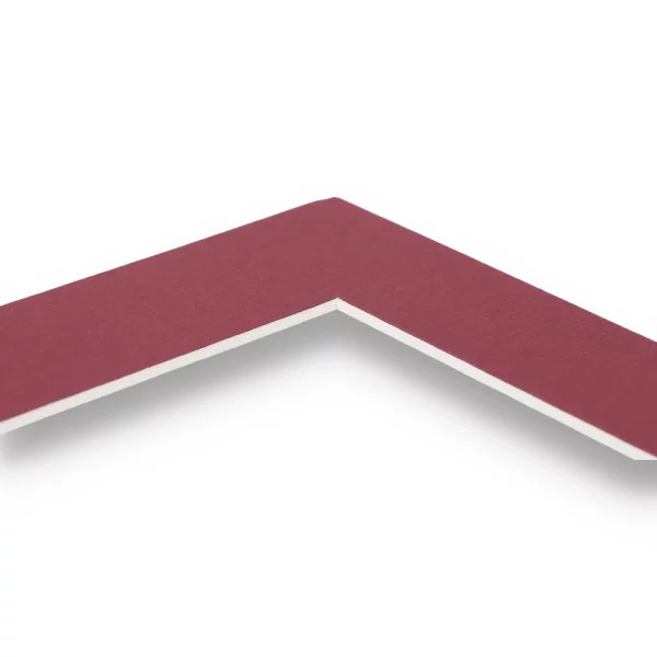 1,4 mm Passepartout - Maßanfertigung rot