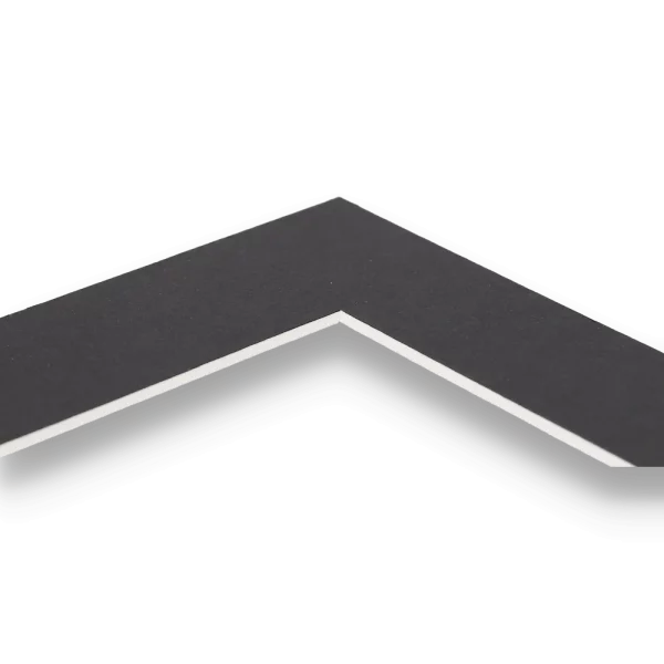 1,4 mm Passepartout - Maßanfertigung schwarz
