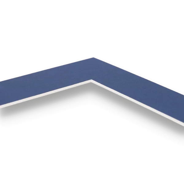 1,4 mm Passepartout - Maßanfertigung blau