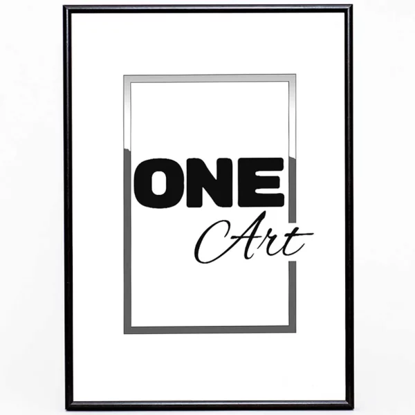 Cadre en aluminium Alicja 10x15 cm | noir mat | verre synthétique (1 mm)