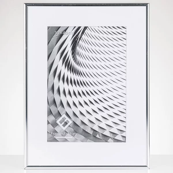 Aluminium lijst Amelia 10x15 cm | zilver, glanzend | kunstglas (1 mm)
