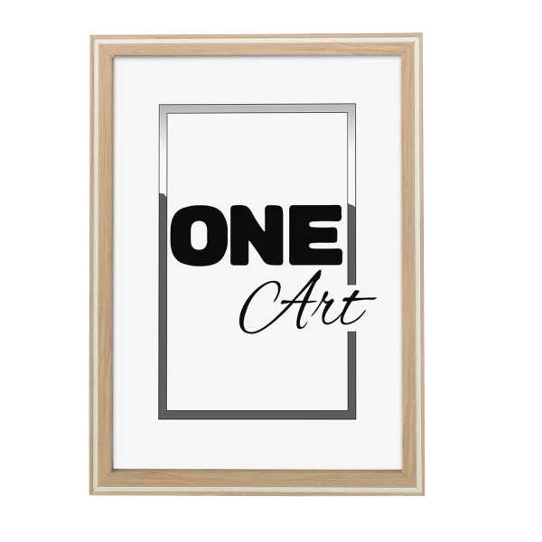 Kunststoff-Bilderrahmen Texas 10x15 cm | Silber | Kunstglas (1 mm)