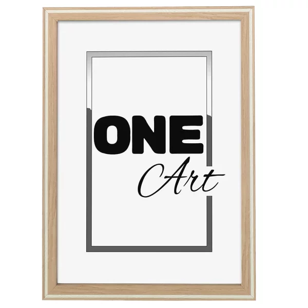 Kunststoff-Bilderrahmen Texas 10x15 cm | Natur | Kunstglas (1 mm)