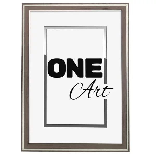 Kunststoff-Bilderrahmen Texas 10x15 cm | Wenge | Kunstglas (1 mm)