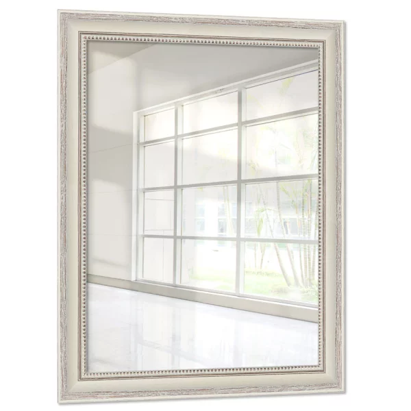 Miroir mural Engsle 20x20 cm | crème | miroir (2 mm)