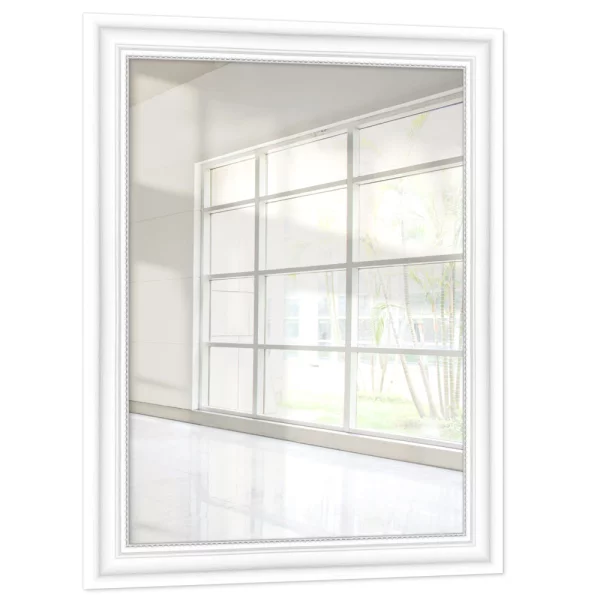 Miroir mural Engsle 20x20 cm | blanc couvrant | miroir (2 mm)