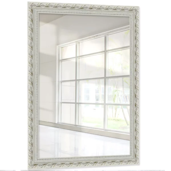 Miroir mural sur mesure Avia blanc/or | miroir (2 mm)