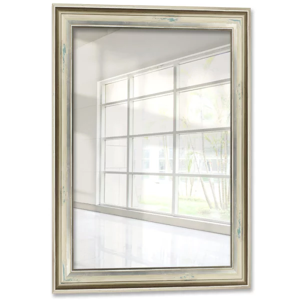 Miroir mural sur mesure Joren ocre avec argent | miroir (2 mm)