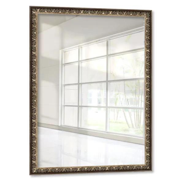Miroir mural exclusif sur mesure Shab argent | miroir (2 mm)