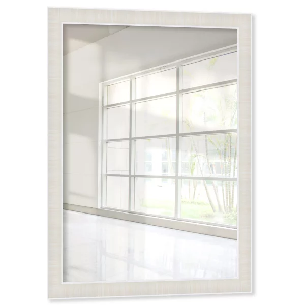Miroir mural exclusif sur mesure Gerolnu crème | miroir (2 mm)