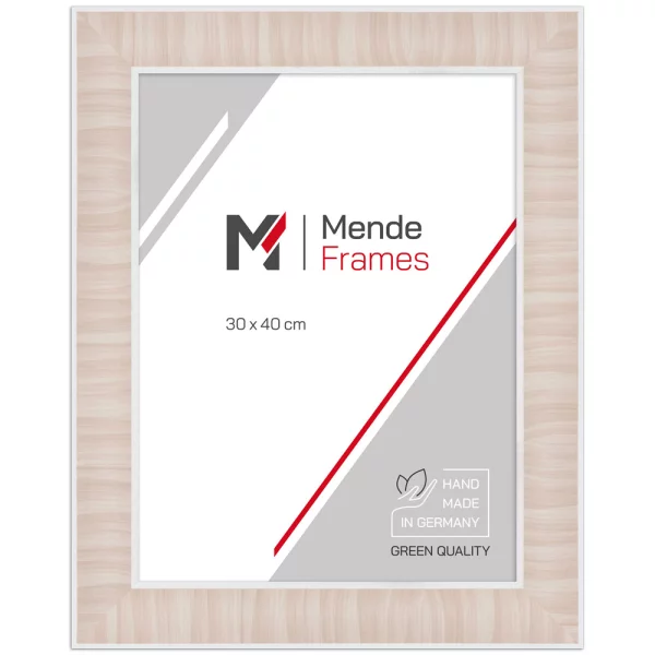 Holz Bilderrahmen Gerolnu 24x30 | Braun | Normalglas (2 mm)