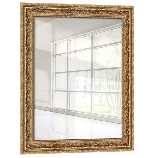 Wandspiegel Calinda - Exklusivrahmen 30x90 cm | Gold | Spiegel (2 mm)