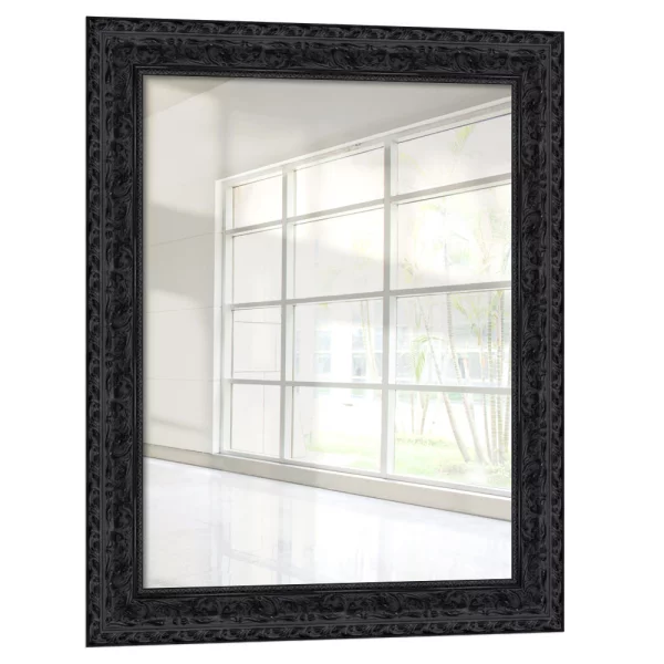 Wandspiegel Calinda nach Maß - Exklusivrahmen Schwarz | Spiegel (2 mm)