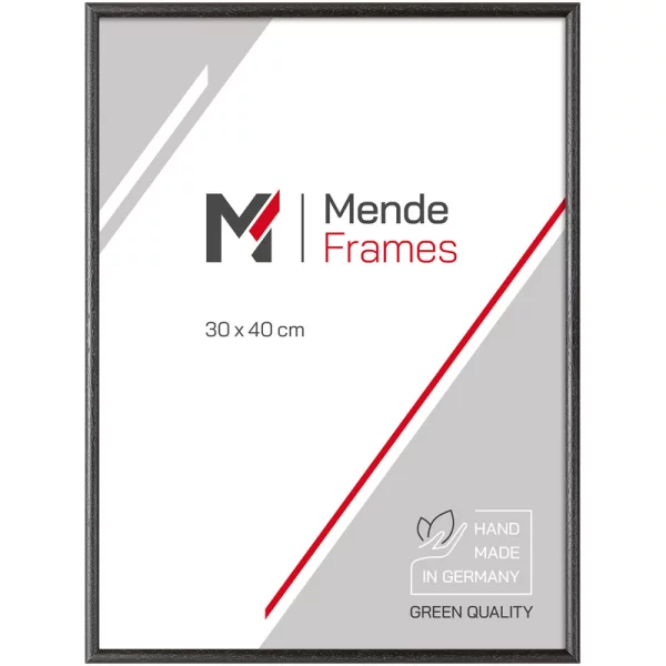 Cadre en bois Lofoi 20x30 cm | noir | verre standard (2 mm)