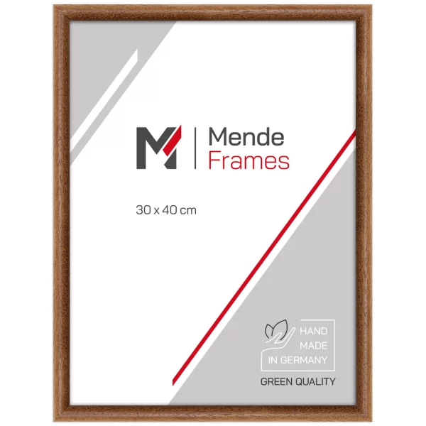 Holz Bilderrahmen Lisbon 10x10 cm | Eiche | Normalglas (2 mm)