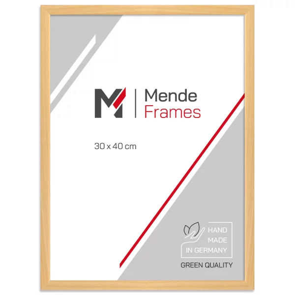 Holz Bilderrahmen Macmac 10x10 cm | Natur | Normalglas (2 mm)