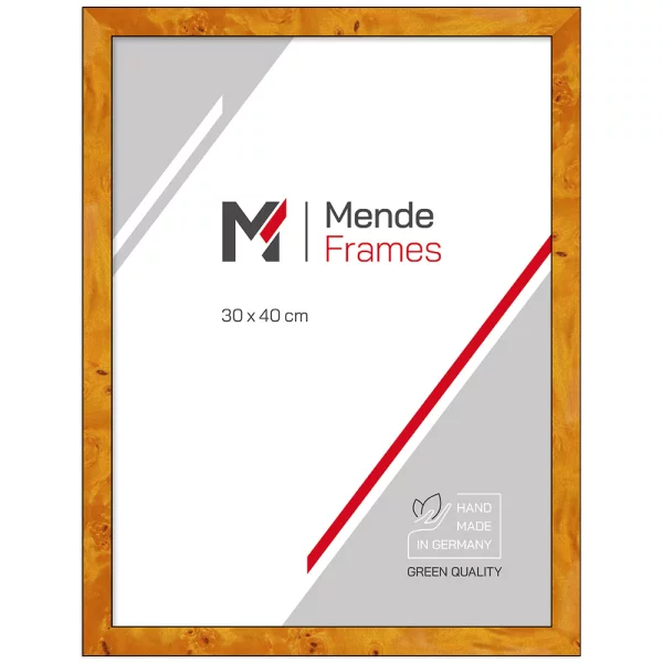 Cadre en bois Maradi sur mesure racine claire | verre standard (2 mm)
