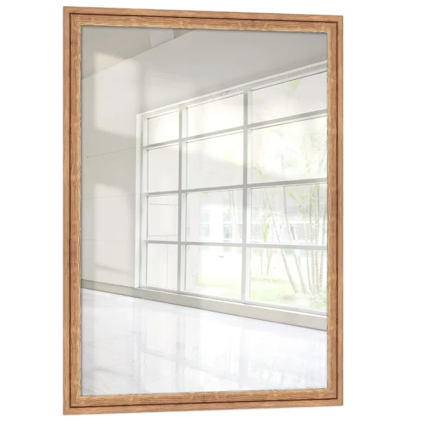 Holz Wandspiegel Alea 24x30 cm | Eiche | Spiegel (2 mm)