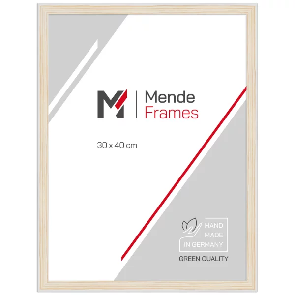 Holz Bilderrahmen Wadi nach Maß Natur | Kunstglas (1,5 mm)