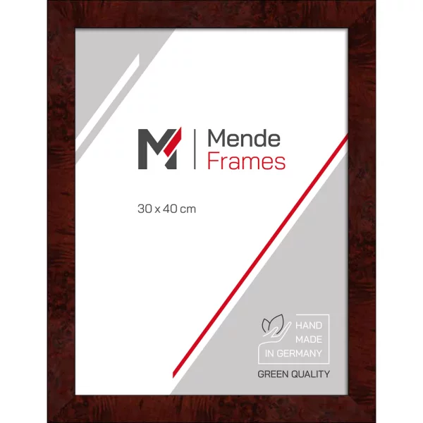 Cadre en bois Dogo 29,7x42 cm (A3) | racine foncée | verre standard (2 mm)