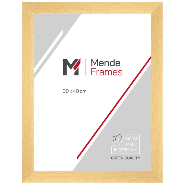 Cadre en bois Galet 14,8x21 cm (A5) | naturel | verre standard (2 mm)