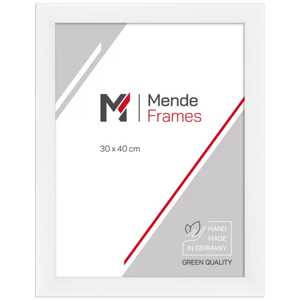 Cadre en bois Galet 15x15 cm | blanc | verre standard (2 mm)