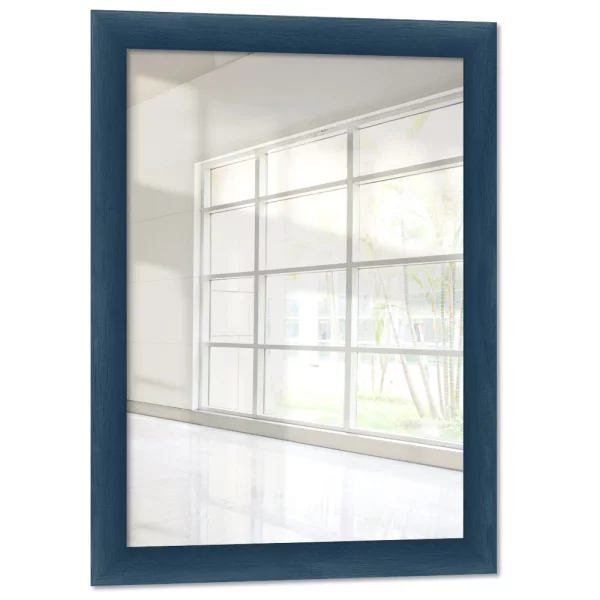 Miroir mural Galet 15x15 cm | bleu foncé | miroir (2 mm)