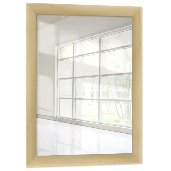 Miroir mural Galet 15x15 cm | naturel | miroir (2 mm)