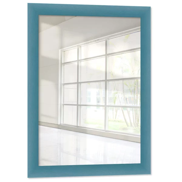 Miroir mural Galet 15x15 cm | turquoise | miroir (2 mm)