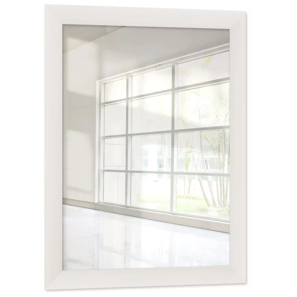 Miroir mural Galet 15x15 cm | blanc | miroir (2 mm)