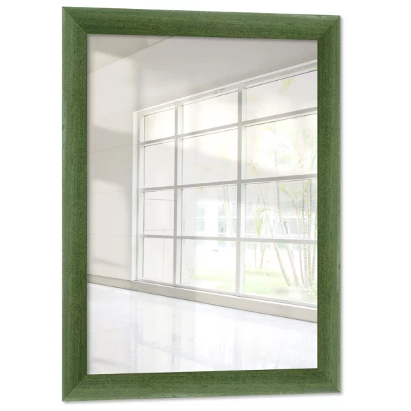 Miroir mural sur mesure Galet vert | miroir (2 mm)