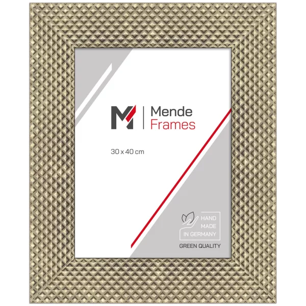 Cadre en plastique Cairo 30x30 cm | or | verre standard (2 mm)
