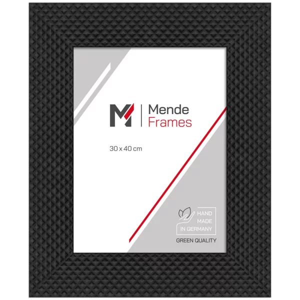 Cadre en plastique Cairo 30x30 cm | noir | verre standard (2 mm)