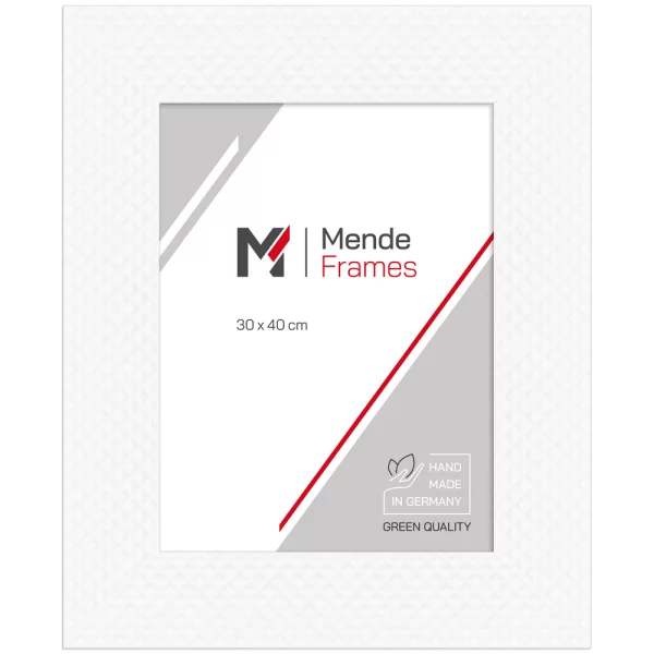 Cadre en plastique Cairo 30x30 cm | blanc | verre standard (2 mm)