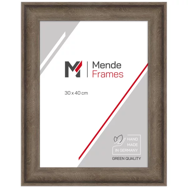 Cadre en plastique Lagos 20x30 cm | brun | verre standard (2 mm)