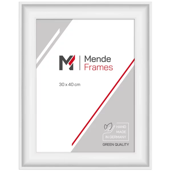 Cadre en plastique Lagos 20x30 cm | blanc | verre standard (2 mm)