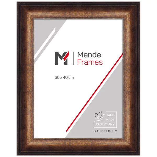 Cadre en plastique Kinshasa sur mesure bronze | verre standard (2 mm)