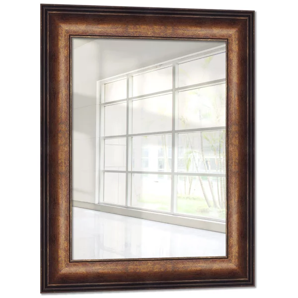 Miroir mural sur mesure Kinshasa bronze | miroir (2 mm)