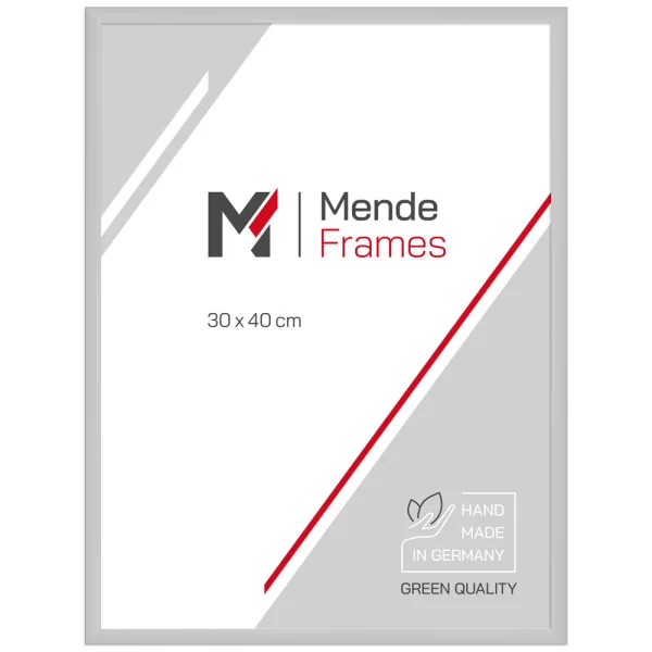 Alu Bilderrahmen Oboso 21x29,7 cm (A4) | Silber matt | Normalglas (2 mm)