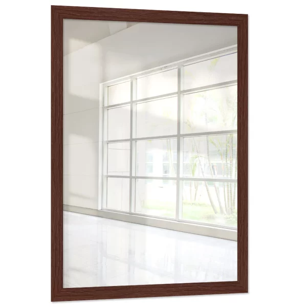Miroir mural sur mesure Boti brun | miroir (2 mm)