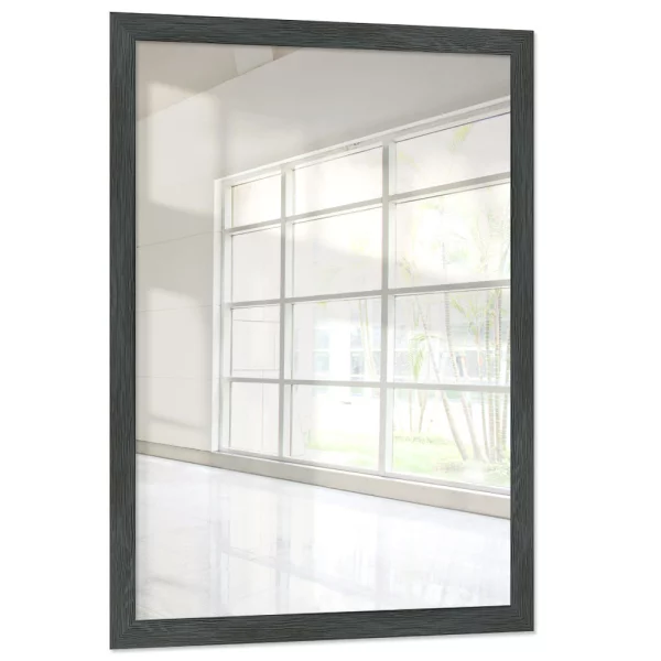 Miroir mural sur mesure Boti gris | miroir (2 mm)