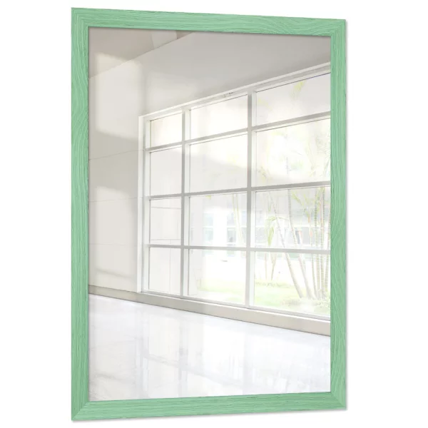 Miroir mural sur mesure Boti vert clair | miroir (2 mm)