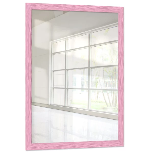 Miroir mural sur mesure Boti rose | miroir (2 mm)