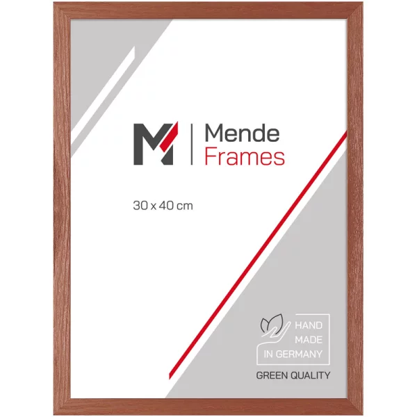 Holz Bilderrahmen Boti 21x29,7 cm (A4) | Braun | Normalglas (2 mm)