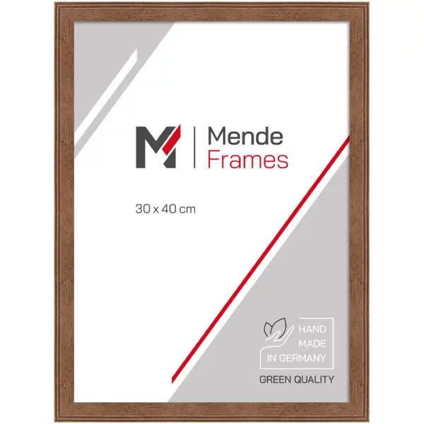 Holz Bilderrahmen Gura 10x10 cm | Eiche | Normalglas (2 mm)