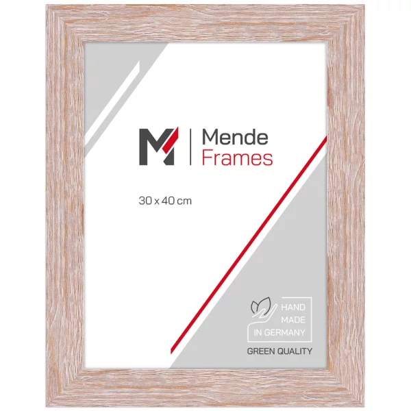 Cadre en bois Maibo sur mesure chêne | verre standard (2 mm)