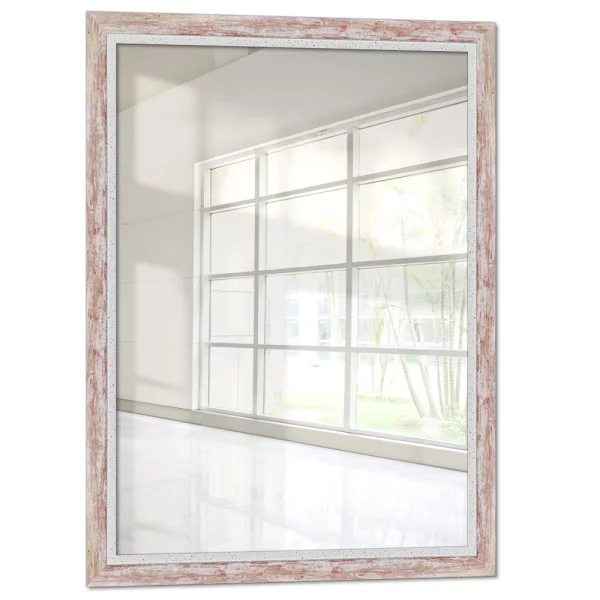 Miroir mural Senkele 10x10 cm | rouge | miroir (2 mm)